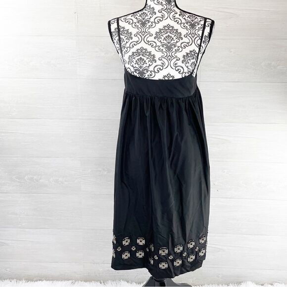 Thomas Wylde Dresses & Skirts - Thomas Wylde Metallic Snap High Rise Silk Midi Skirt Dress